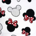 Pielucha flanelowa z ceratką  myszka biała