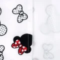 Pielucha flanelowa z ceratką  myszka biała