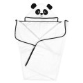 Ręcznik z Kapturkiem 120x100 cm panda biała