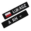 NASZYWKA imiennik na motocykl / odzież militarną