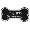 NASZYWKA dla psa kota na obrożę, szelki