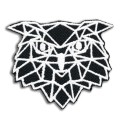 NASZYWKA naprasowanka sowa geometric