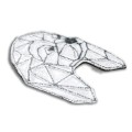 NASZYWKA naprasowanka cavalier king charles spaniel geometric