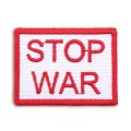 Naszywka naprasowanka stop war white
