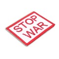 Naszywka naprasowanka stop war white
