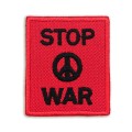 Naszywka naprasowanka stop war red