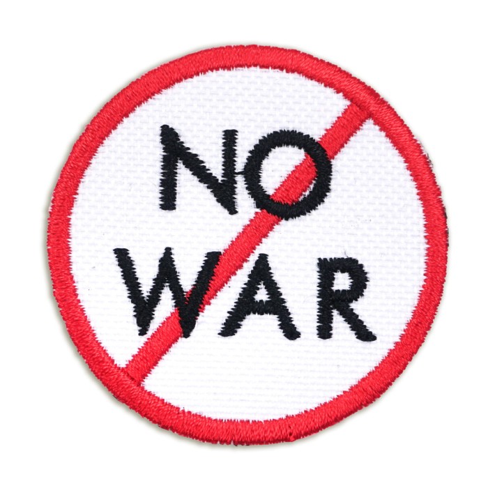 NASZYWKA naprasowanka NO WAR