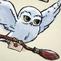Ręcznik 30x50 cm Harry Potter List z haftem imiennym