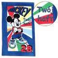 Ręcznik Myszka Mickey kolory 30x50 cm z haftem imiennym