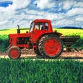 Ręcznik 30x50 cm Traktor Siewnik