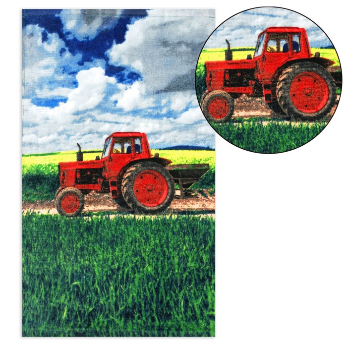 Ręcznik 30x50 cm Traktor Siewnik