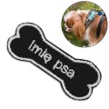 NASZYWKA dla psa kota na obrożę, szelki