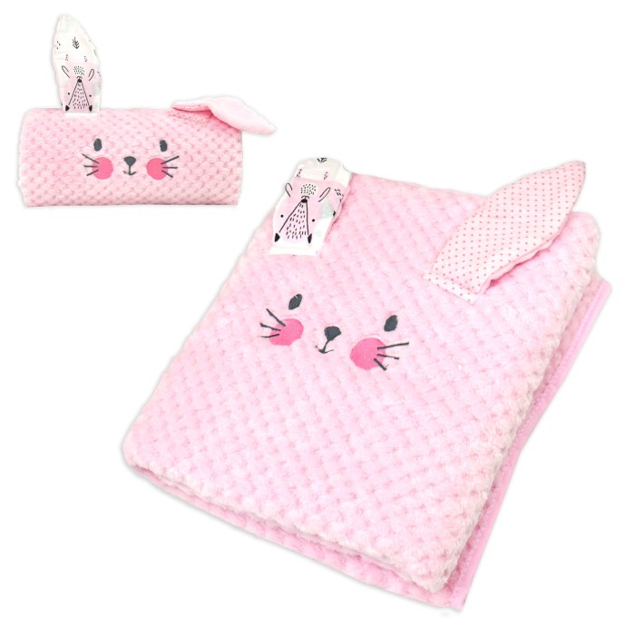 Koc SOFT ANIMAL 80x90 cm KRÓLIK