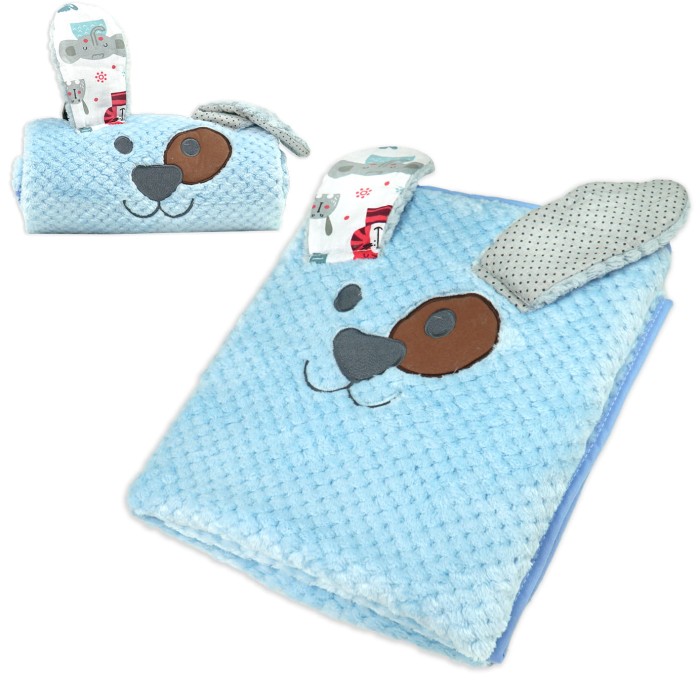 Koc SOFT ANIMAL 80x90 cm PIESEK