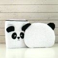 Koc + poduszka SOFT ANIMAL 80x90 cm PANDA
