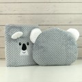 Koc + poduszka SOFT ANIMAL 80x90 cm KOALA