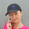 NASZYWKA naprasowanka klocek maly niebieski