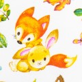 Pielucha flanelowa jesienne zwierzęta