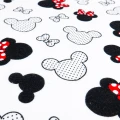 Pielucha flanelowa myszka biała