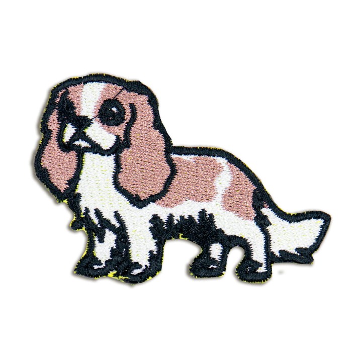 NASZYWKA naprasowanka pies cavalier spaniel