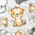 Pielucha flanelowa z ceratką safari