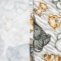 Pielucha flanelowa z ceratką safari