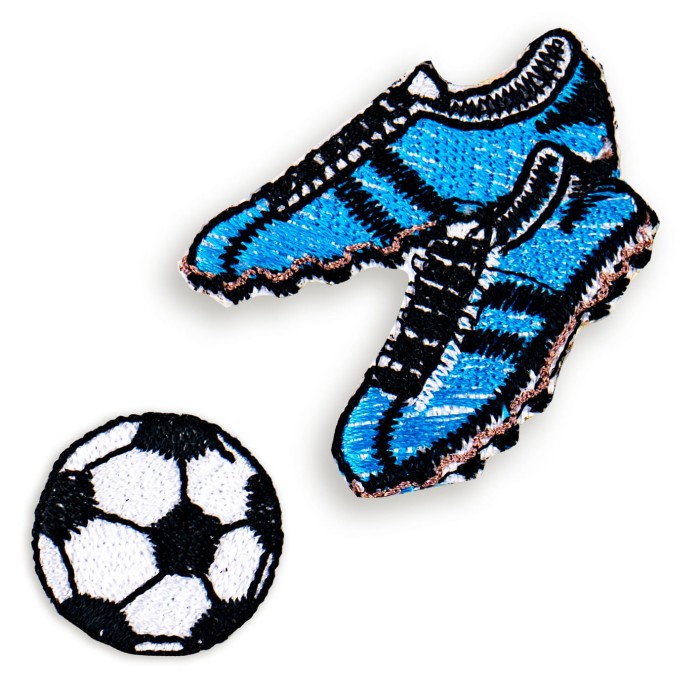 Naszywki naprasowanki korki z piłką