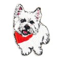 Naszywka naprasowanka white terrier