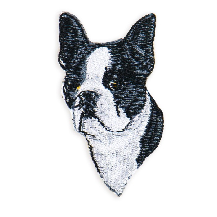 Naszywka naprasowanka pies bulldog