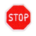 NASZYWKA naprasowanka znak stop