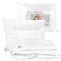 Kołdra 100x135 cm + poduszka medyczna vitamed 4 pory roku