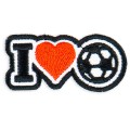 NASZYWKA naprasowanka termo i love football
