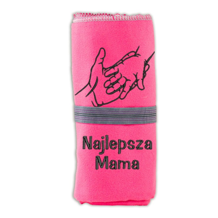 Prezent na dzień mamy ręcznik z haftem dłonie