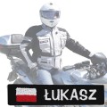 NASZYWKA imiennik na motocykl / odzież militarną IMIĘ