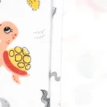 Pielucha flanelowa z ceratką żółwie