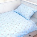 Pościel Łapki niebieskie 100x160 cm