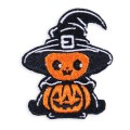 Naszywka naprasowanka halloween dynia czarownik