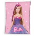 Koc z mikrofibry coral 150x200 cm barbie
