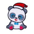 Naszywka naprasowanka świąteczna panda Kazik