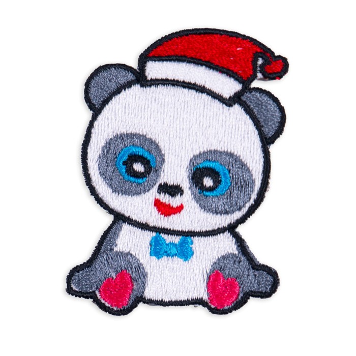 Naszywka naprasowanka świąteczna panda Kazik