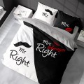 POŚCIEL mr. right 160x200 + 2 poszewki