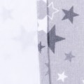 Pielucha flanelowa z ceratką gwiazdki szare