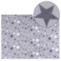 Pielucha flanelowa gwiazdki szare 