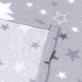 Pielucha flanelowa gwiazdki szare 
