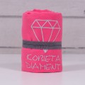 Prezent na dzień kobiet ręcznik z haftem diament