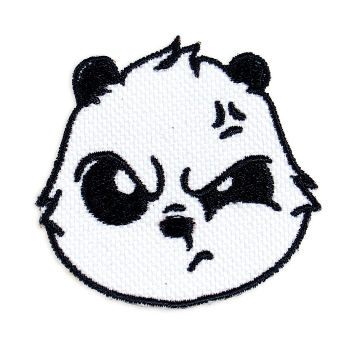 Naszywka naprasowanka Panda głowa