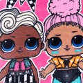 Ręcznik 30x50 cm LOL hey doll z haftem imiennym
