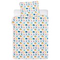 Pościel dinozaury kolory 120x180 cm