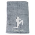 Prezent dla boksera muay thai ręcznik szybkoschnący z haftem IMIĘ