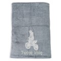 Ręcznik szybkoschnący frotte dla motocyklisty cross Woman + imię